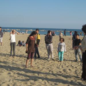 Quin goig poder jugar a la platja...Quin goig poder jugar a la platja…
