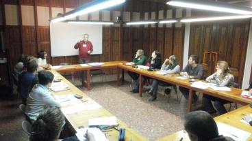 En Josep Maria Rambla durant la seva intervenció